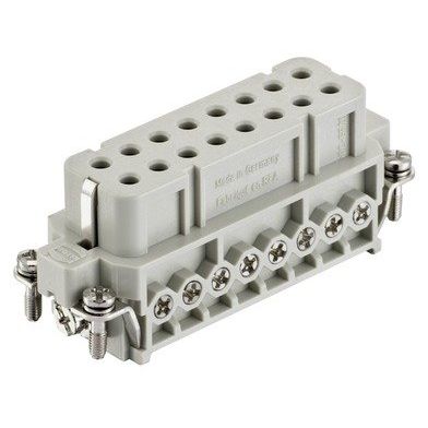 Harting - Kontakteinsatz für Rechtecksteckverbinder Steckverbinder 09200162891 Han 16A-BU-S Au