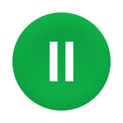 Schneider Electric - Kalotte, Linse Tastenschild Flush 30mm ZBAF336 grün − 10 Stück