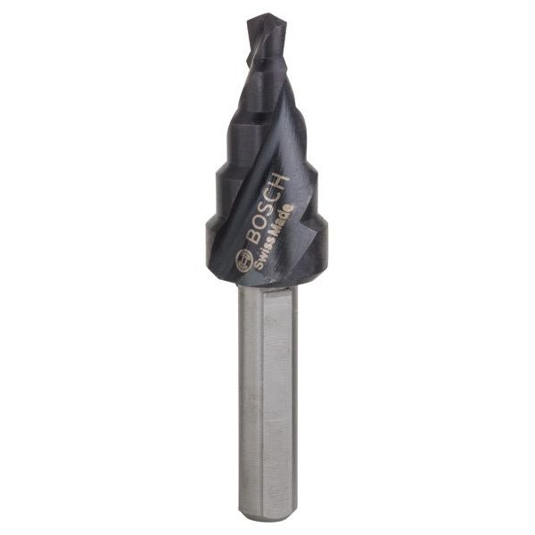 Bosch - Stufenbohrer HSS-AlTiN, 4 2608588064 - 12 mm 6 mm 50 mm 5