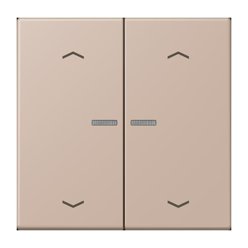 Jung - Bedienelement intelligent Taster mit Pfeilsymbolen BT LC 17102 P 240 ombre brulee claire