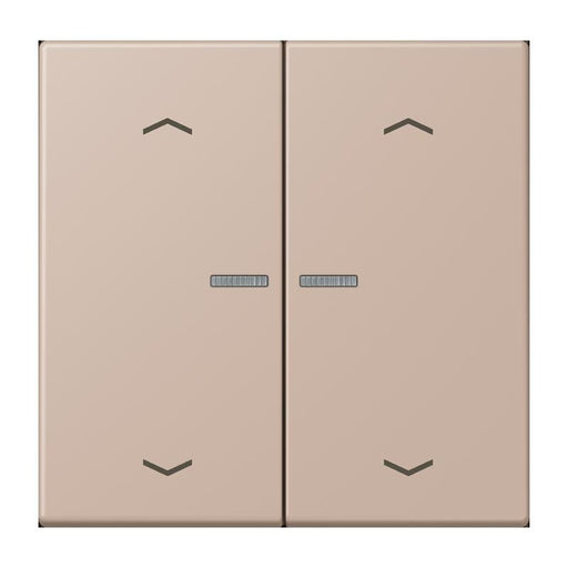 Jung - Bedienelement intelligent Taster mit Pfeilsymbolen BT LC 17102 P 240 ombre brulee claire