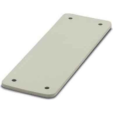 Phoenix Contact - Adapterplatte für Industriesteckverbinder Abdeckplatte HC-B 10-AP-GY − 10 Stück