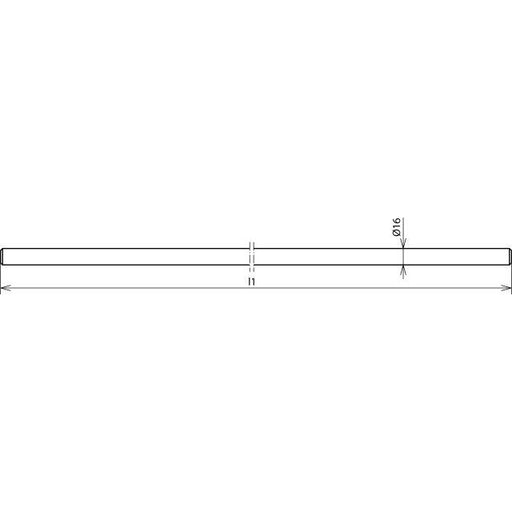 DEHN - Fangeinrichtung für Blitzschutz Prellleiter St/tZn D16mm RD 16 STTZN #419753 D16mm L5950mm