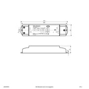 EVN Lichttechnik - Steuergerät für Leuchten Zigbee-Dimmer-Empfänger ZB24050VS inkl. Netzgerät