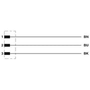 Phoenix Contact - Konfektioniertes Sensor-Aktor-Kabel Sensor-/Aktor-Kabel SAC-3P-DTMS/ 1,5-PUR