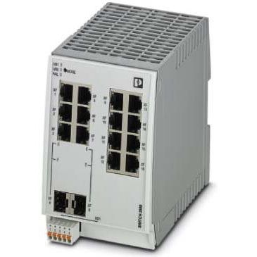 Phoenix Contact - Netzwerk Switch Industrial Ethernet Switch FL SWITCH 2214-2SFX mana., 14 RJ45 Ports
