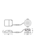 Ledvance - Downlight/Strahler/Flutlicht LED-Einbaustrahler SPFIXP8W930PSDIP44WT 930, dim, ws