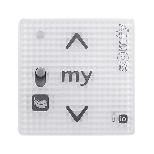 Somfy - Sender/Fernbedienung für Installationsschalterprogramme Funkwandsender Smoove RS100#1811318 IN io Pure Shine