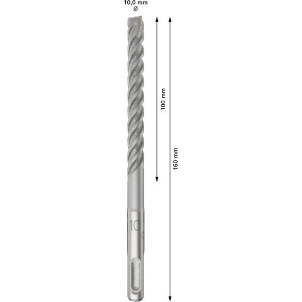 Bosch - Bohrer PRO SDS plus-5X 2608833902VE(10) Hammerbohrer 10 x