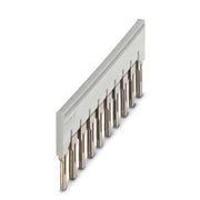 Phoenix Contact - Querverbinder/Brücker für Reihenklemme Steckbrücke FBS 10-8 GY 10-polig, grau − 10 Stück