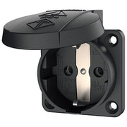 Mennekes - Schutzkontakt-Anbausteckdose Schuko-Anbau-Steckdose 11012 16A,2p+E,230V,sw