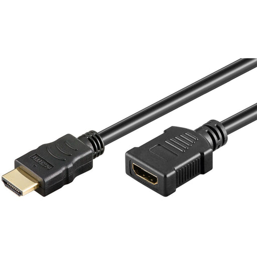 Goobay - Konfektioniertes A/V-Kabel HDMI Verl.-Kabel HighSpeed 61308 1,5m,St./Kupplg