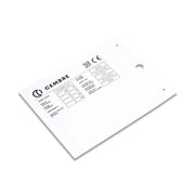 Cembre - Kennzeichnungsmaterial 88765-HF MG-VRT-A PC 20X11 88765-HF 0MM M-GRAU − 125 Stück