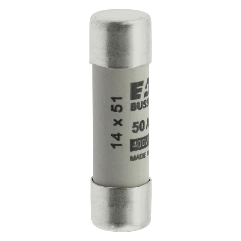 Eaton - Zylindrische Sicherung Sicherungseinsatz Nieders. CYLINDRICA#C14G50 50A AC 400V 120kA − 10 Stück