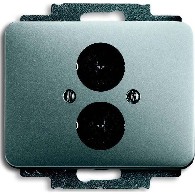 Busch-Jaeger - Einsatz/Abdeckung für Kommunikationstechnik Zentralscheibe ti 1751-266 f.Laustsp.Steckverb