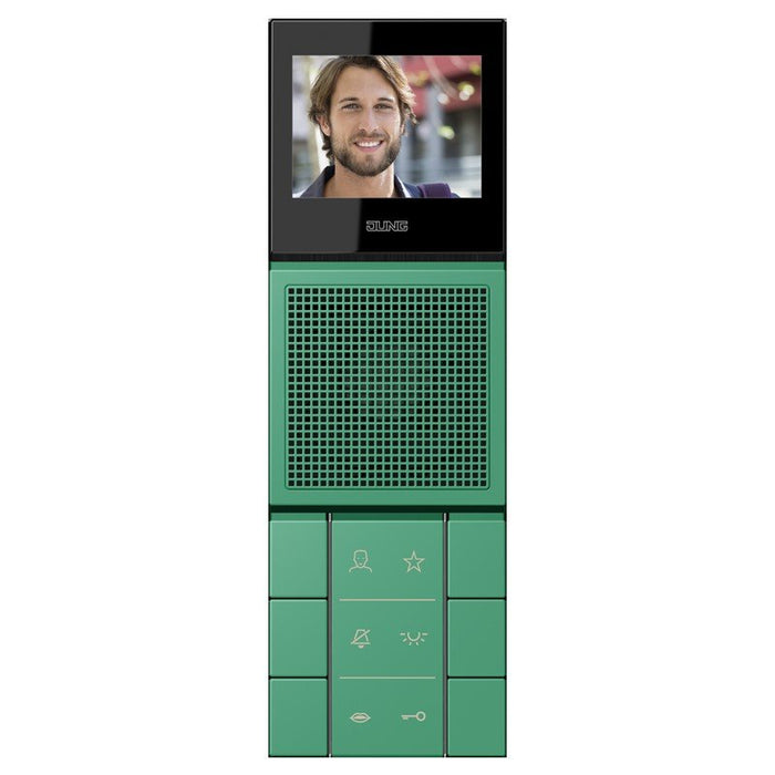 Jung - Innenstation für Türkommunikation SIB Video-Innenstation SI VI LC 627 250 LS 4320G  − 1 Stück
