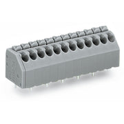 WAGO - Leiterplattenklemme 250-212 Drücker,1,5mm²,grau − 25 Stück