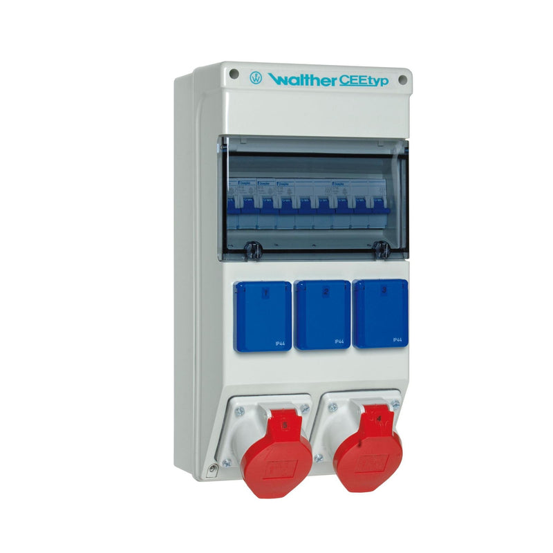 Walther Werke - CEE-Steckdosen-Kombination (IEC 60309) Steckdosenkombination 6980203