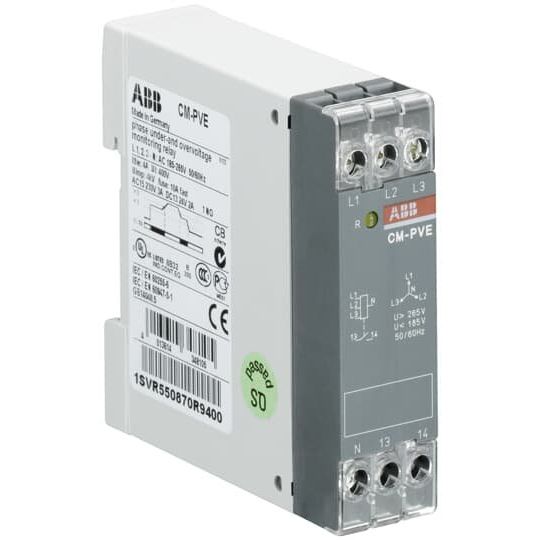 ABB Stotz S&J - Phasenüberwachungsgerät Phasenwächter CM-PVE 320-460V, 1S