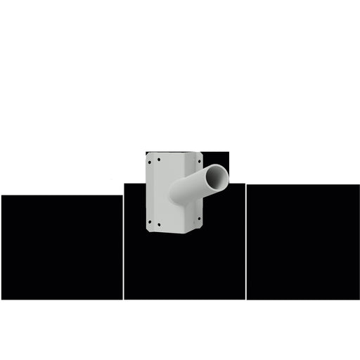 Schuch Licht - Mechanisches Zubehör/Ersatzteile für Leuchten Alublech-Rohrausleger 4871 DxL 60x100mm