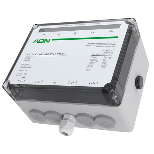 ABN - Photovoltaik-DC-Stringbox PV GAK Kombiabl. R9L1RUB5 1MPPT, Kabeldurchfüh