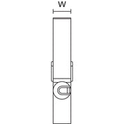 HellermannTyton - Befestigungsklammer Befestigungsclip 151-02884(400) 30x10 mm − 400 Stück