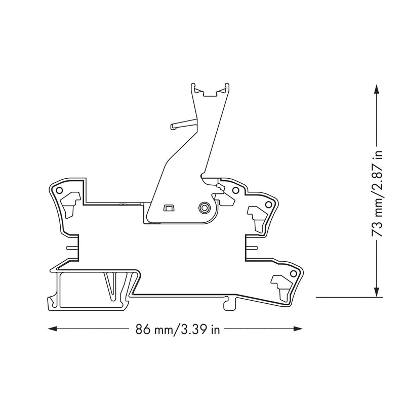 WAGO GmbH & Co. KG - Schaltrelais Relaismodul 788-543 AC 115 V,1 Wechsler
