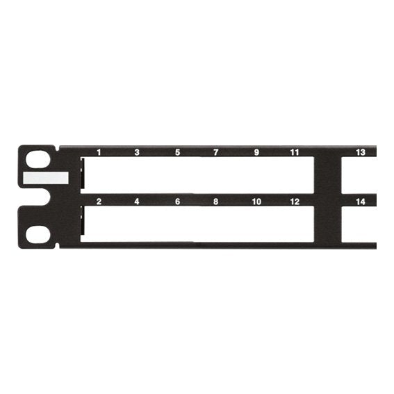 Panduit - Patchpanel Kupfer QN Patchpanel 48 Port QPP48HDVNSBL 1HE schwarz − 10 Stück
