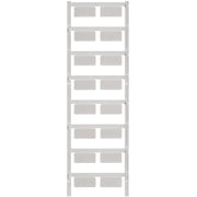 Weidmüller - Kennzeichnungsmaterial Gerätemarkierer SM 27/12.5 K MC NEGR 12.5x27mm, grau − 80 Stück