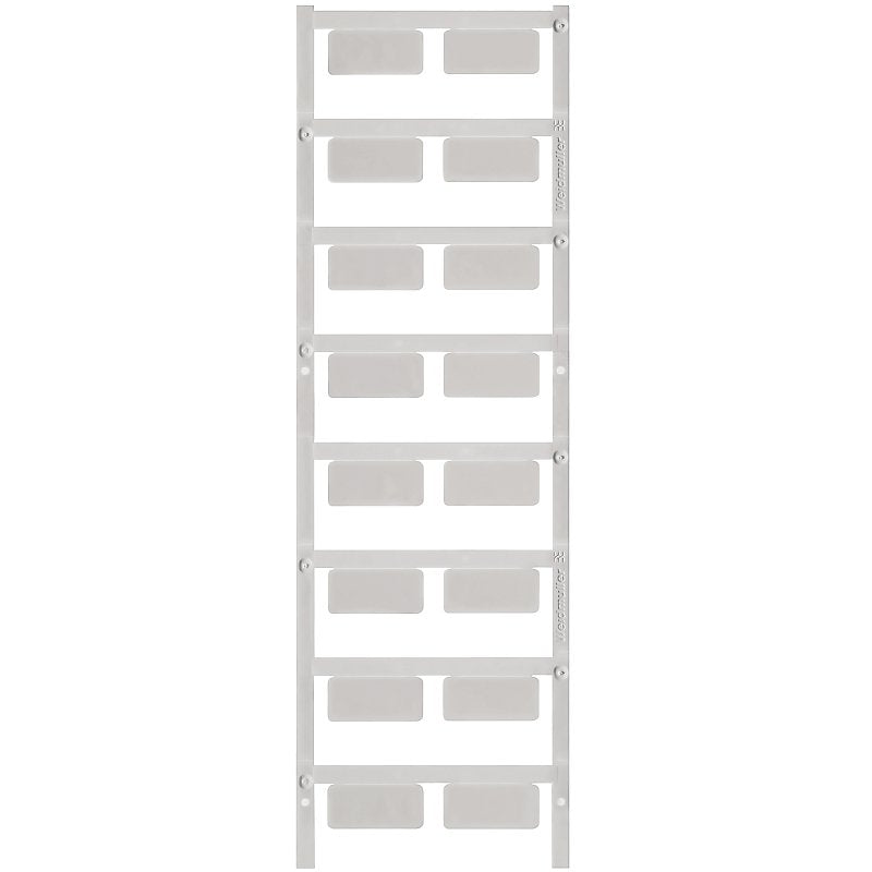 Weidmüller - Kennzeichnungsmaterial Gerätemarkierer SM 27/12.5 K MC NEGR 12.5x27mm, grau − 80 Stück