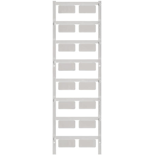 Weidmüller - Kennzeichnungsmaterial Gerätemarkierer SM 27/12.5 K MC NEGR 12.5x27mm, grau − 80 Stück