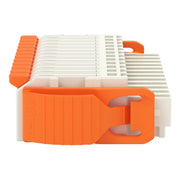 WAGO - Kabelsteckverbinder für Leiterplattensteckverbinder 1-Leiter-Federleiste,Hebel 2734-1112/038-000 PushinCAGECLAMP,lgr − 25 Stück