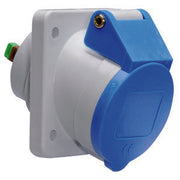 Bals Elektrotech - CEE-Anbausteckdose (IEC 60309) Anbausteckdose geneigt 16A 12734 4p 230V 9h IP44