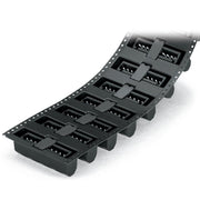 WAGO - Leiterplattensteckverbinder THR-Stiftleiste 734-132/105604997405 Lötstift 1x1mm, sw − 200 Stück