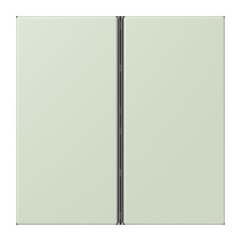 Jung - Abdeckung/Bedienelement für Installationsschalterprogramme Tastensatz 2fach LC 402 TSA 218 vert anglais pale