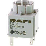 Rafi - Hilfsschalterblock Kontaktelement 1.20.122.003/0000 − 10 Stück