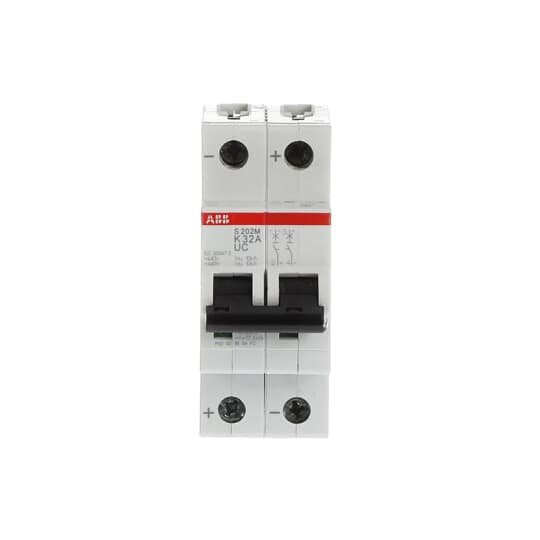 ABB Stotz S&J - Leitungsschutzschalter Sicherungsautomat S202M-K32UC 10 kA, 32 A, 2P