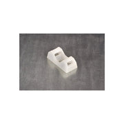 HellermannTyton - Befestigungssockel und -element für Kabelbinder Montagesockel CTQM5-PA66-NA-C1 21x9,5mm natur − 100 Stück