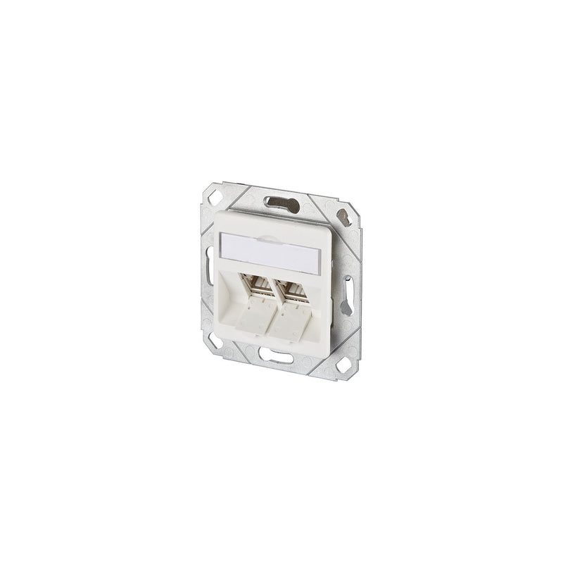 Metz Connect - Kommunikationsanschlussdose Kupfer Anschlussdose C6Amodul Upk 130B12D21102-E 2Port 270 Upk,rws − 10 Stück