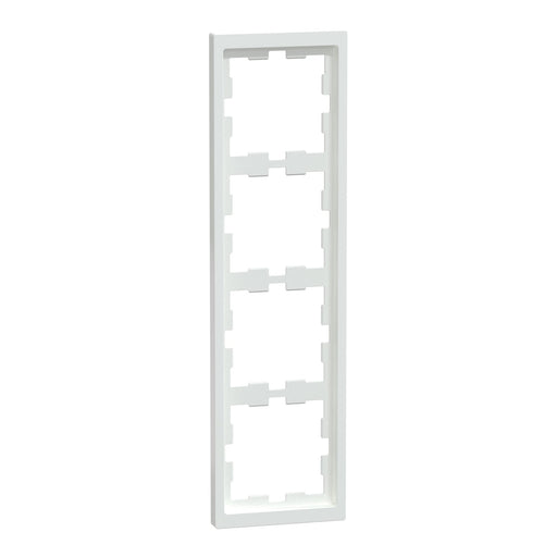 Merten - Abdeckrahmen Rahmen 4f.lotosws MEG4040-6535 D-Life