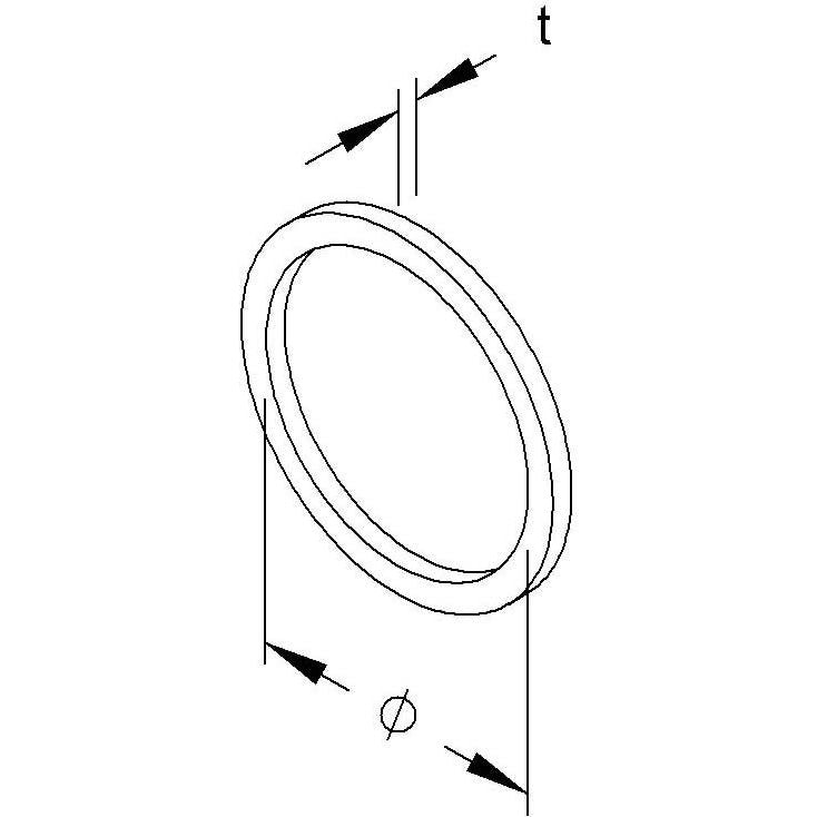 HKL - Dichtring, flach Dichtring 987H/M40 − 100 Stück