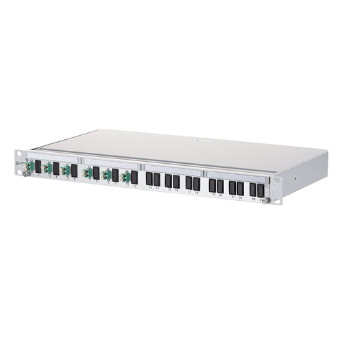 Metz Connect - Patchpanel LWL LWL-Patchfeld OpDAT PA 1502257706-E 6xLC-D OM3 bestückt