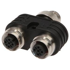 Ipf Electronic - Passiver Sensor-/Aktor-Verteiler (ohne Leitung) Verteiler, 2x M12 4polig, VK000043 M12 5polig Sensor