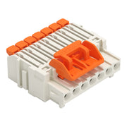 WAGO - Kabelsteckverbinder für Leiterplattensteckverbinder 1-Leiter-Federleiste,Hebel 2734-1107/328-000 PushinCAGECLAMP,lgr − 50 Stück