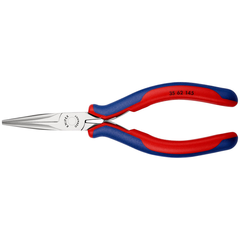 Knipex - Flachzange Elektronik-Greifzange 35 62 145 spiegelpoliert,145mm