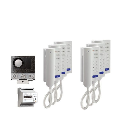 TCS Tür Control - Türsprech-Set audio:pack Einbau PAIH060/004 für 6 Wohneinheit