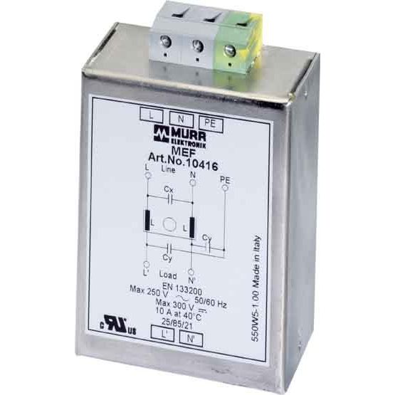 Murrelektronik - Filter für Niederspannung Netzentstörfilter 10470 3A,0-250V zweistufig
