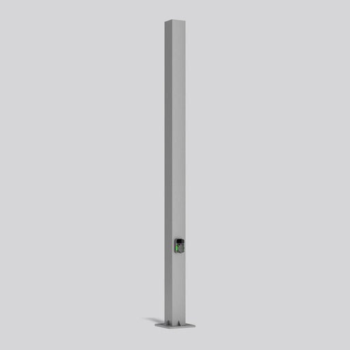 RZB - Ladestation E-Mobility Mast mit Wallbox 811433 2x22kW, silber