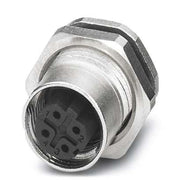 Phoenix Contact - Rundsteckverbinder, feldkonfektionierbar (Industriesteckverbinder) Einbaubuchse SACC-DSI-M12#1424071 − 20 Stück