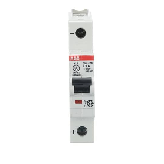 ABB Stotz S&J - Leitungsschutzschalter Sicherungsautomat S201UDC-K1 14kA,1A,1P K-Char
